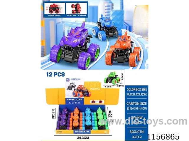 Big Wheel Double Inertia Crocodile Cars