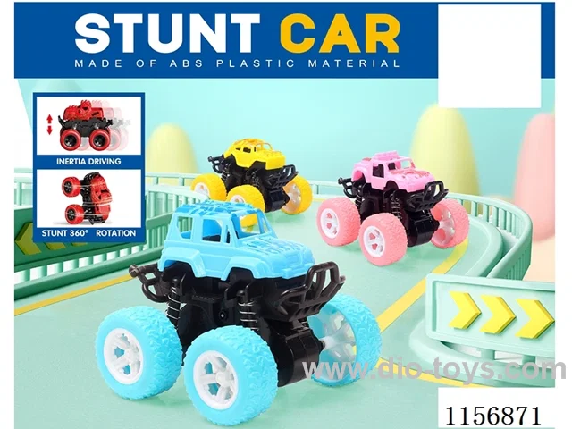 Stunt big wheel double inertia car (macaroon)