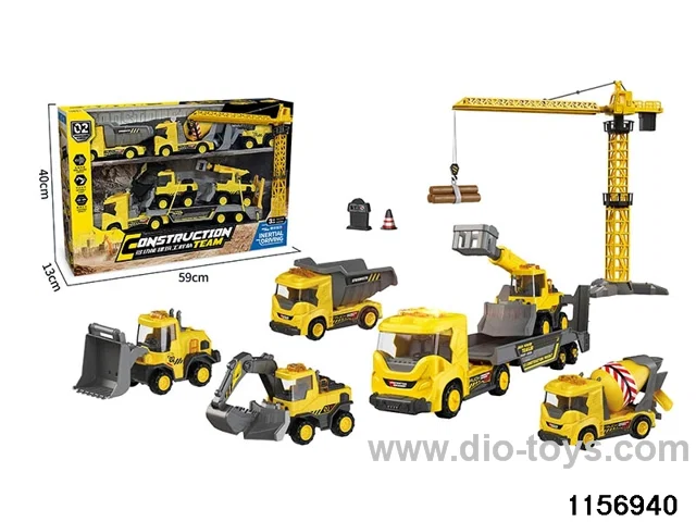 Sound and light inertia car set