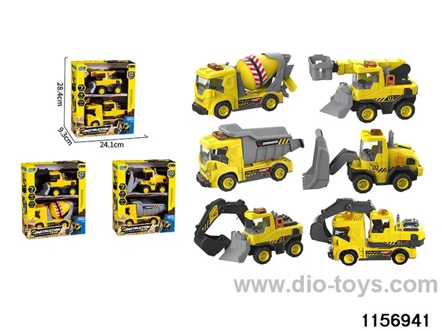Sound and light inertia car set