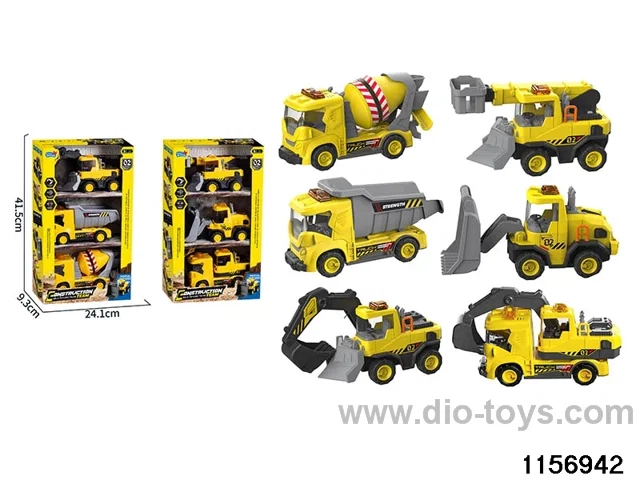 Sound and light inertia car set