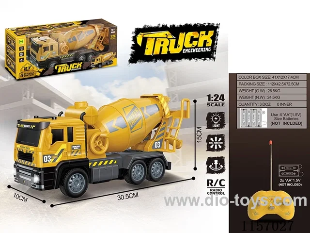 1：24 4ch rc car with light not included battery