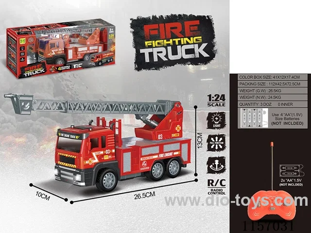 1：24 4ch rc car with light not included battery