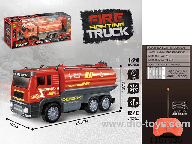 1：24 4ch rc car with light not included battery