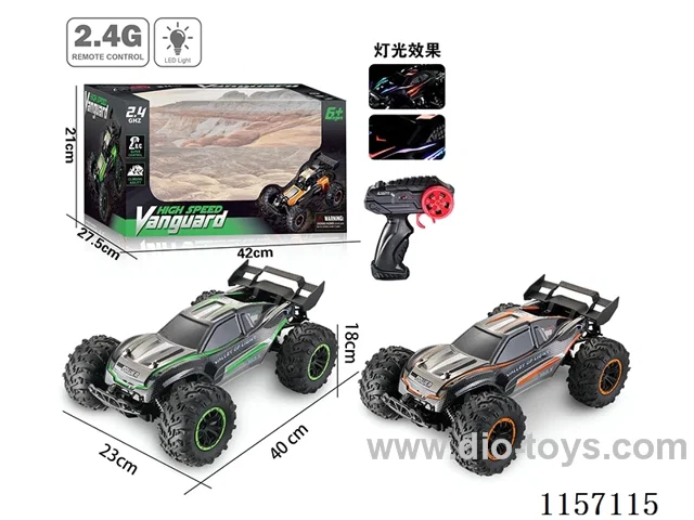 1：10 2.4G rc car with light not included battery