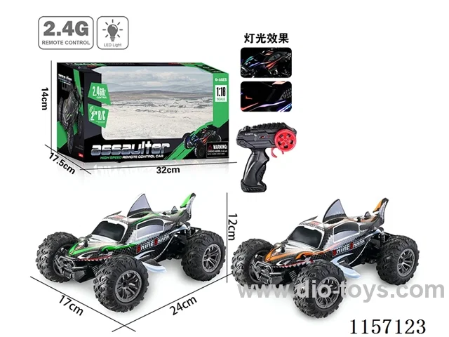1：18 2.4G rc car with light not included battery