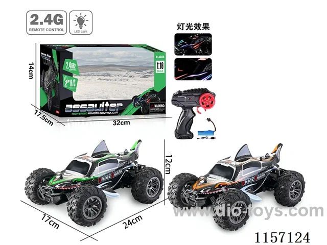 1：18 2.4G rc car with light included battery