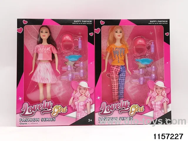 11.5 inch 9 jointed doll set