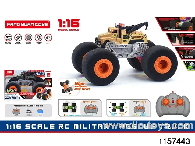 1:16 RC car (Dual RC)