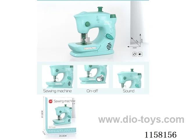 Lights music sewing machine 2*AA not included