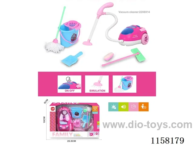 Electric Lighted Vacuum Cleaner Set 2*AA not included