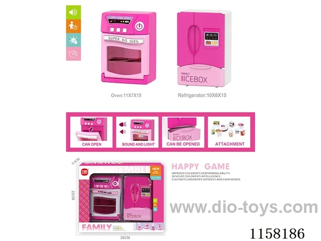 Light and Music Oven Refrigerator Combo 4*AA not included