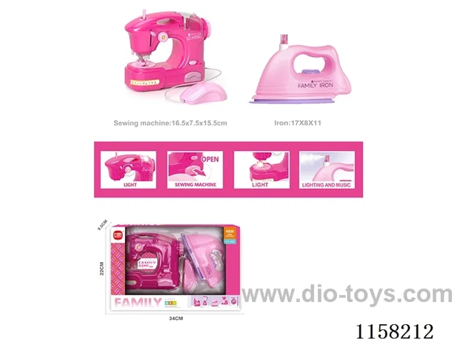 Electric sewing machine, iron set 4*AA not included