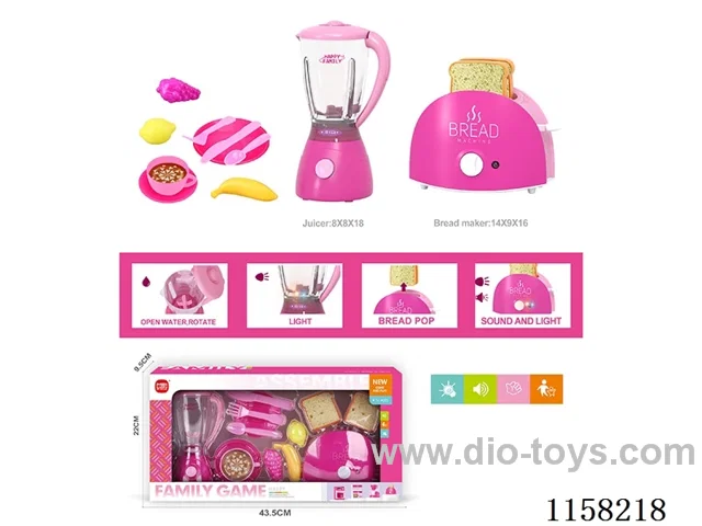Sonic Light Toaster Juicer Set 4*AA not included