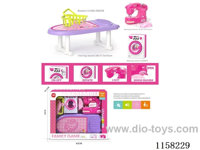 Electric sewing machine, washing machine set 4*AA not included
