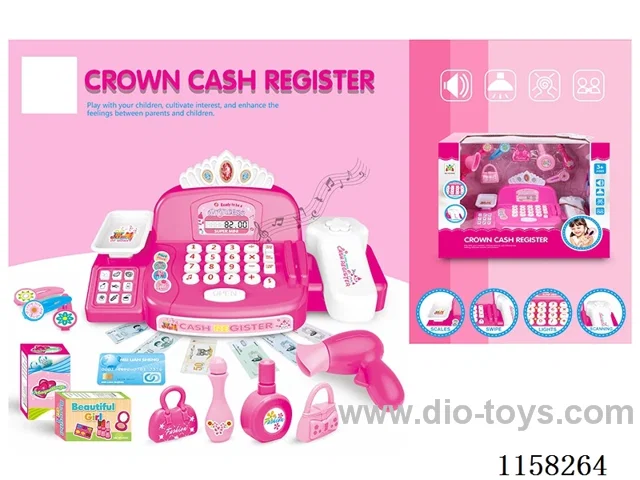 Crown Light & Voice Cash Register Set 4*AA not included