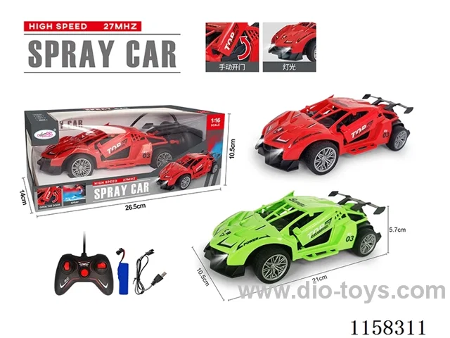 1：16rc car with light manual door opening included battery