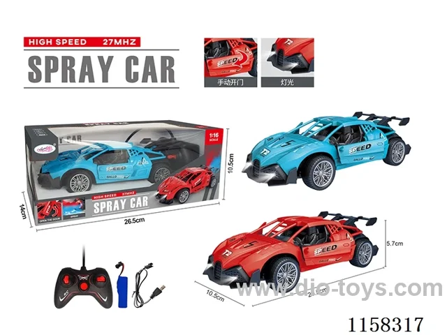 1：16rc car with light manual door opening included battery