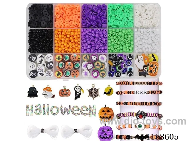 DIY Jewelry Set(3cm bead + polymer clay sheet + polymer clay bead + Pendant + thread (15 grids))