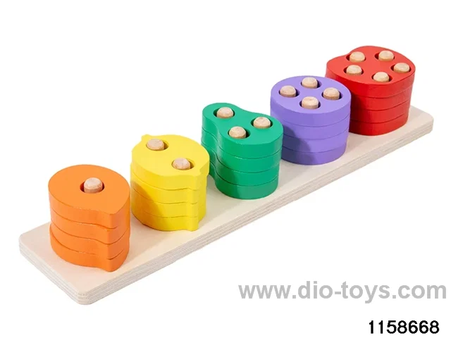 Wooden building blocks