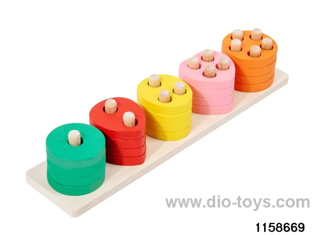 Wooden building blocks