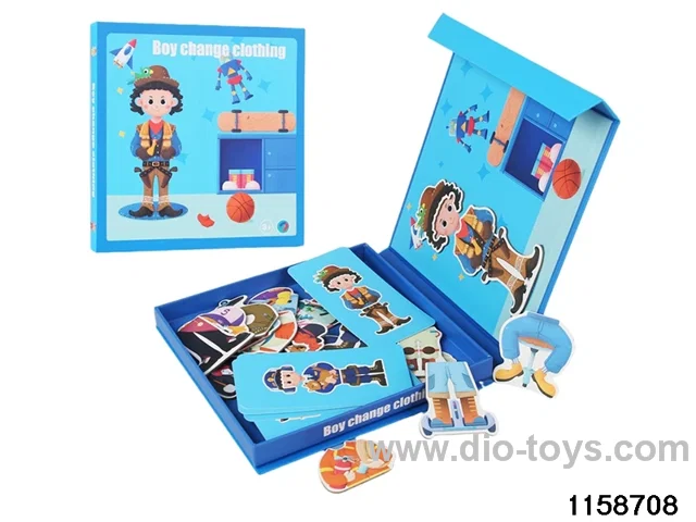 Magnetic jigsaw puzzle