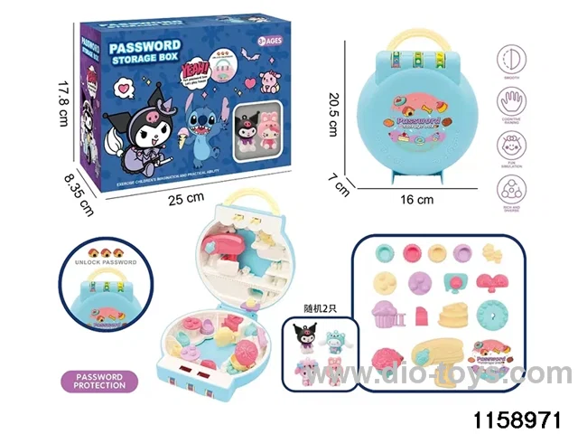 Play house toys suitcase