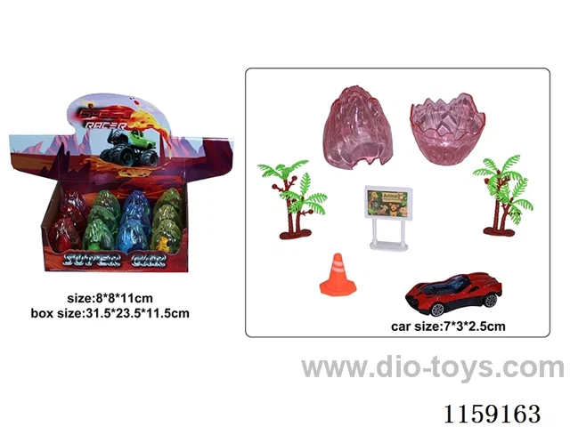 Alloy Car Scene Toys(Boomerang)12PCS
