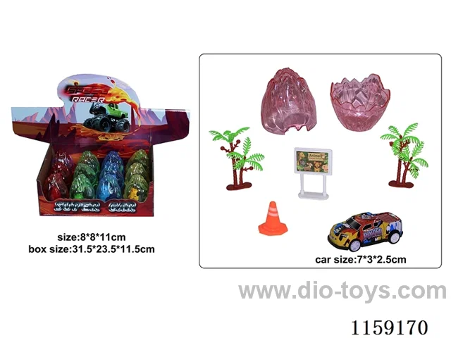 Alloy Graffiti Pickup Truck Scene Toys (PowerBack) 12PCS
