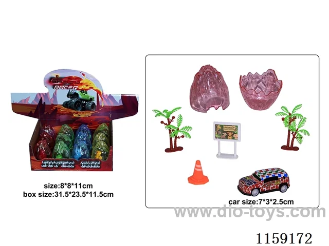 Alloy Doodle Buggy Scene Toys(PowerBack) 12PCS