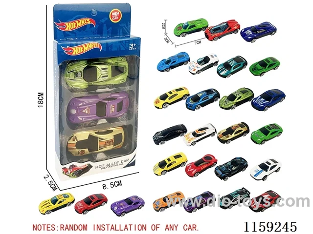 sliding alloy car（3PCS）