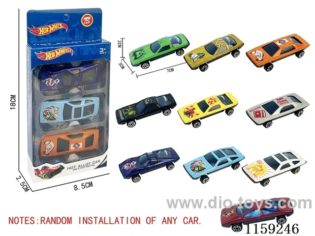 sliding alloy car（3PCS）