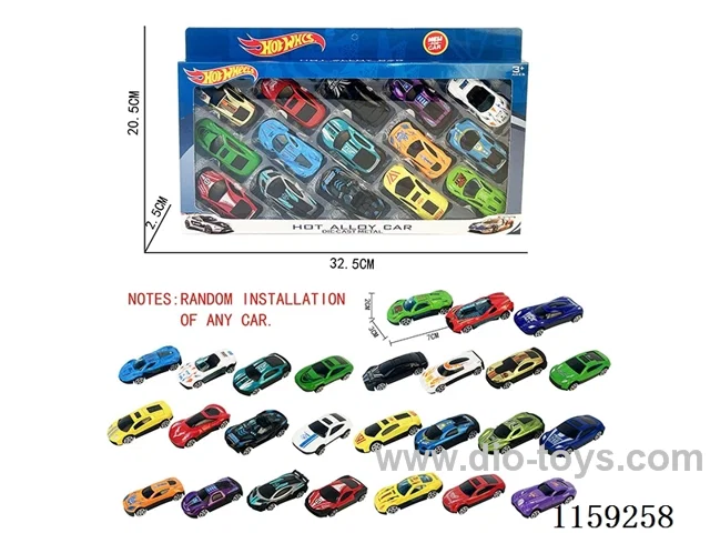 sliding alloy car（15PCS）