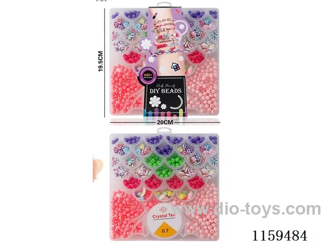 DIY white coloured beads (mixed three-colour paper card)