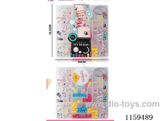 DIY Tetris beads with big holes (mixed three-colour paper card)