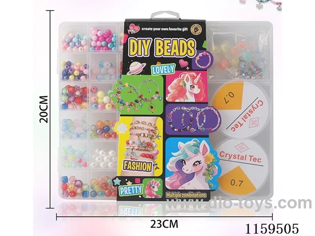 29pcs Square Mixed Colours Bead Box