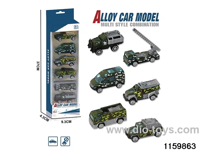 1:64 Alloy Scooter Police Car