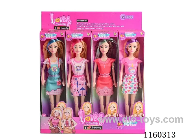 11.5 inch 11 jointed Barbie doll
