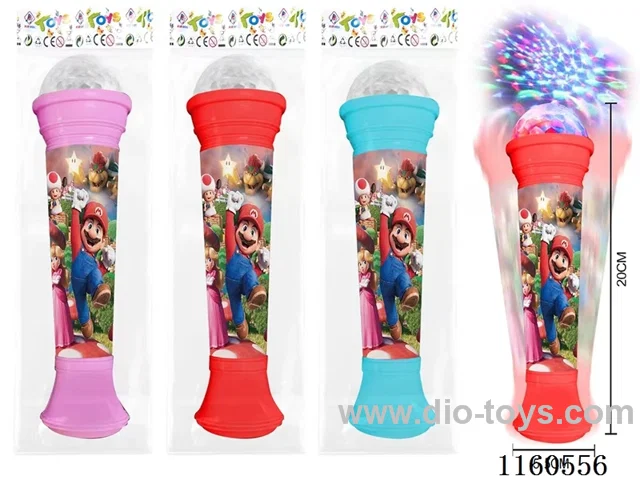 Mario Microphone with Glitter Ball