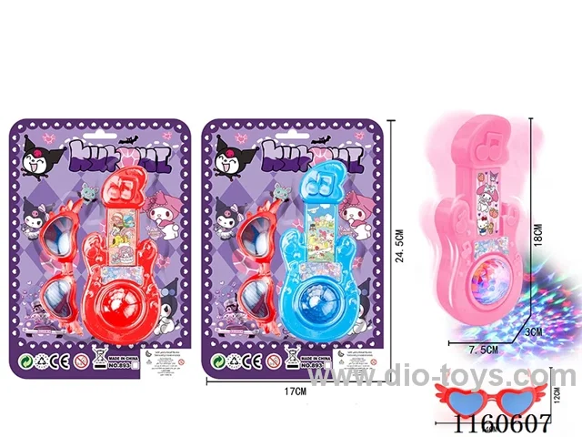 Kurome Glitter Guitar + Glasses