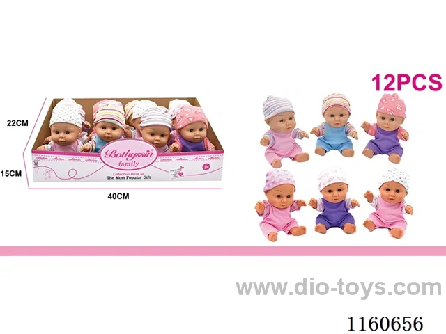 7.5 inch Doll Carrying Case 12PCS