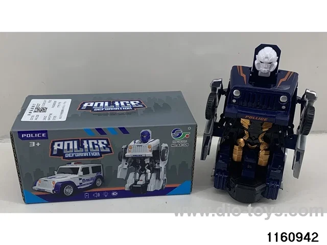 Electric Universal Transformer Police Car not included battery