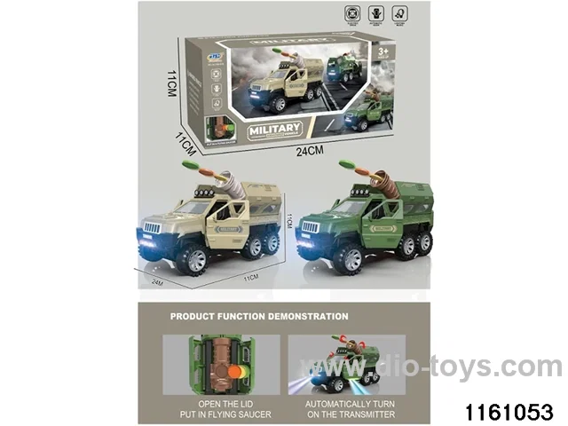 Flying saucer armoured car set