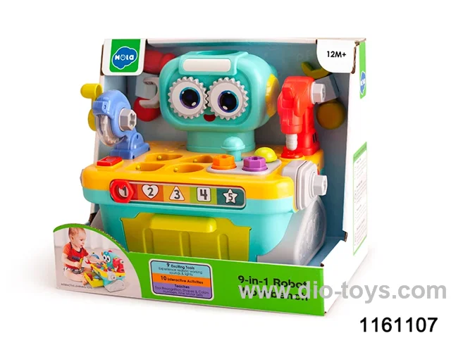 robot tool toys in display box