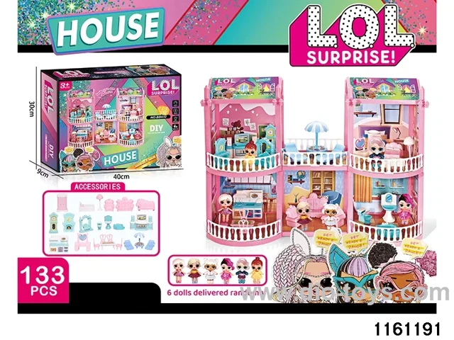 DIY Surprise Doll Castle