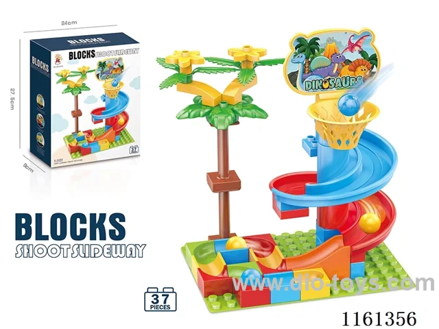 Basketball Roller Track Building Blocks37PCS