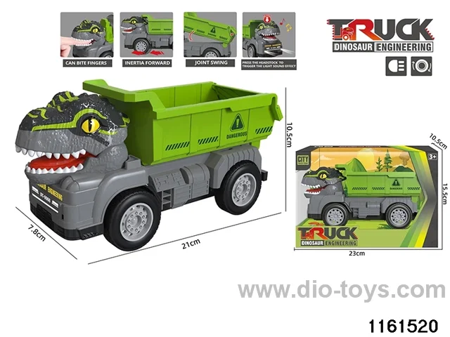 Sound and light inertial engineering vehicle