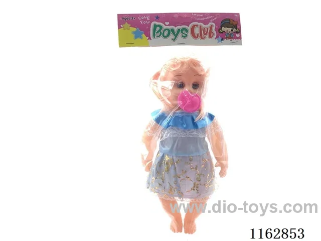 27cm doll with pacifier IC