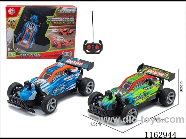 4ch rc equation car with lights, 2 colors 27MHZ