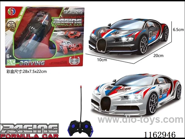1:20 4ch rc racing car without electricity, 2 colors 27MHZ